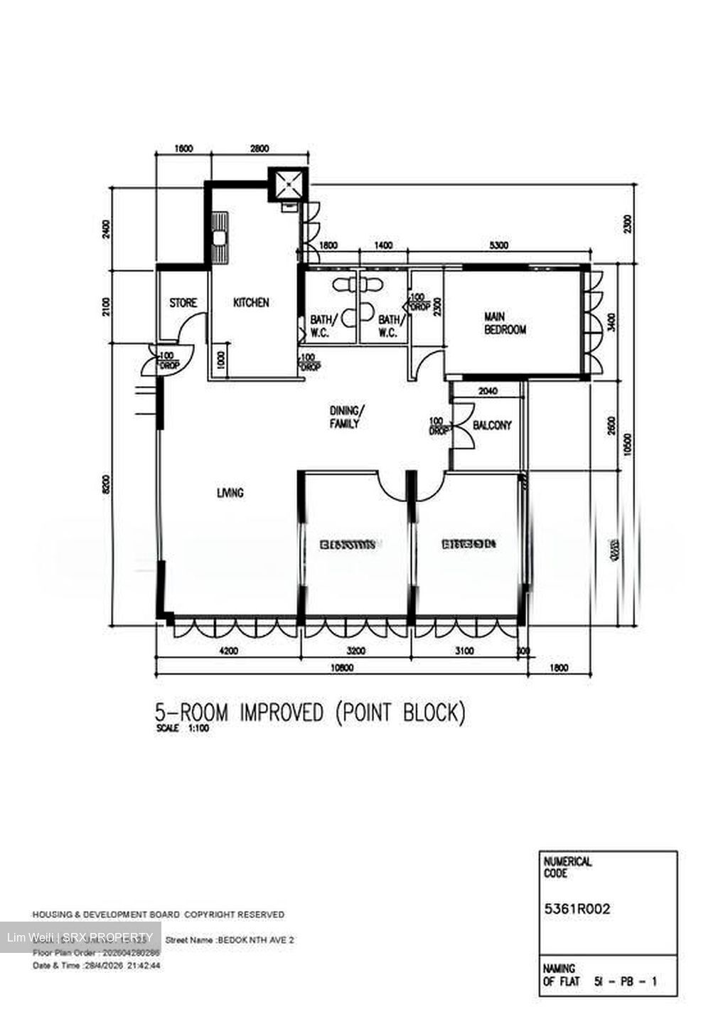 Blk 516 Kaki Bukit Green (Bedok), HDB 5 Rooms #554919261